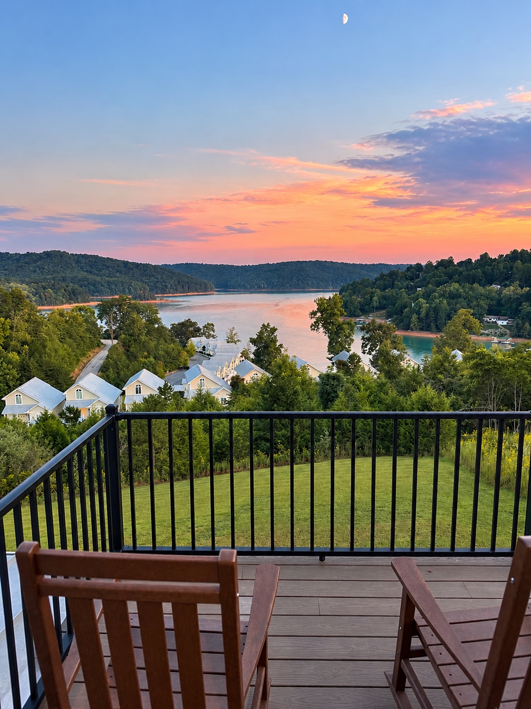Norris Lake sunset from Wake Point